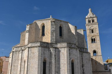 Katedralde Barletta şehir sabah, Puglia, İtalya