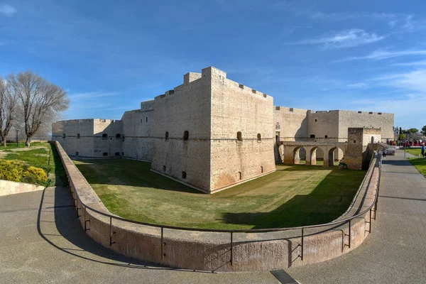 Antike Burg Der Stadt Barletta Apulien Italien — Stockfoto