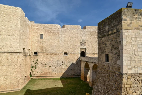 Antike Burg Der Stadt Barletta Apulien Italien — Stockfoto