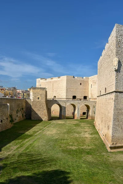 Antiguo Castillo Ciudad Barletta Apulia Italia — Foto de Stock