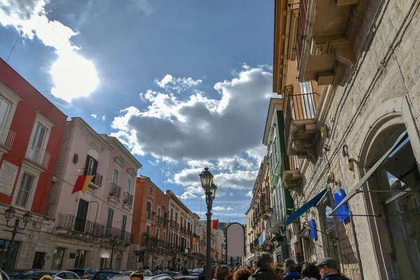 Casas Antiguas Ciudad Barletta Apulia Italia — Foto de Stock