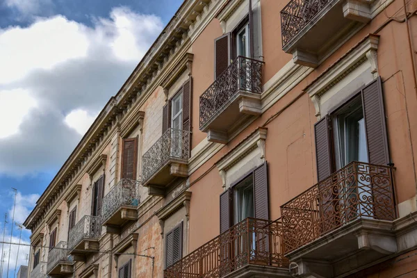 Casas Antiguas Ciudad Barletta Apulia Italia — Foto de Stock