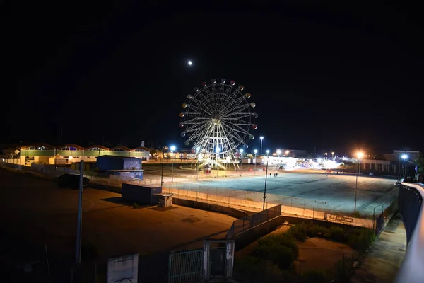 Pescara Stadtbild Bei Nacht — Stockfoto