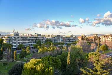 Şehrin güzel panoramik manzarası