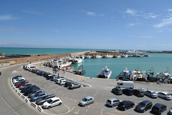 Termoli Sabah Otopark Alanı — Stok fotoğraf