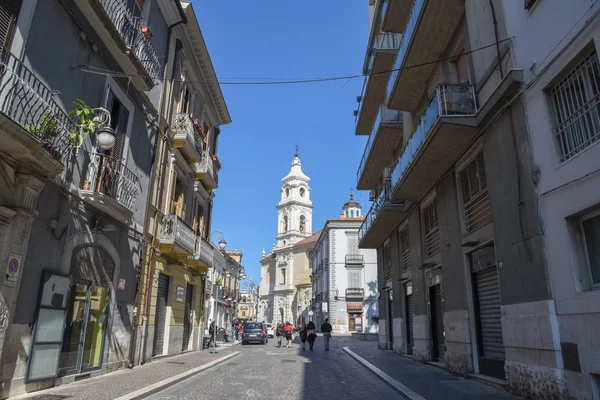 Foggia Ciudad Por Mañana Centro Ciudad — Foto de Stock