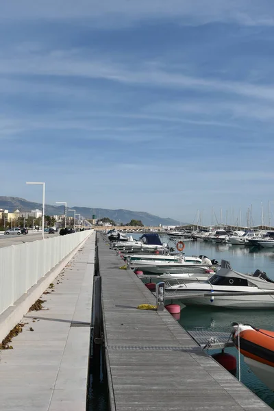 Puerto Turístico Manfredonia Por Mañana —  Fotos de Stock