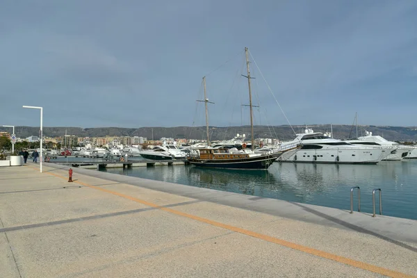 Port Turystyczny Manfredonia Rano — Zdjęcie stockowe