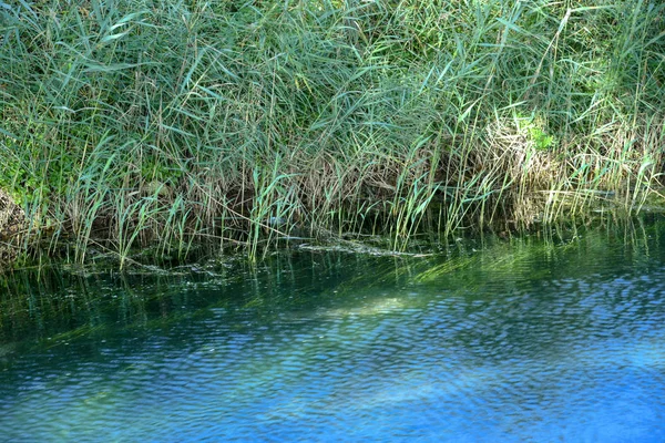 Sabaha kadar Siponto dere ve yol küçük bir parçası