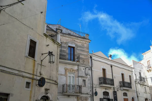 Monte Sant Angelo Pela Manhã Apúlia Itália — Fotografia de Stock