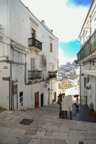 Monte Sant Angelo Morning Puglia Italia — Foto Stock