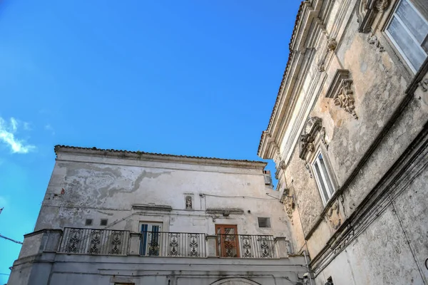 Monte Sant Angelo Délelőtt Puglia Olaszország — Stock Fotó