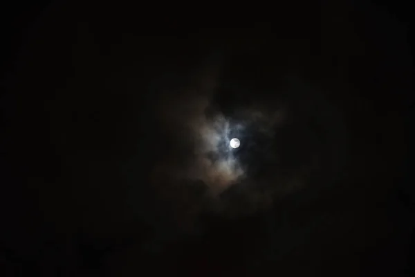 Pleine Lune Dans Ciel — Photo