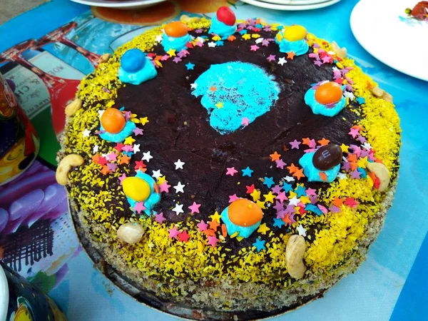 Kuchen Für Feiertage Und Geburtstage — Stockfoto