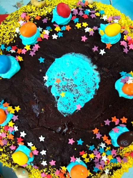 Kuchen Für Feiertage Und Geburtstage — Stockfoto