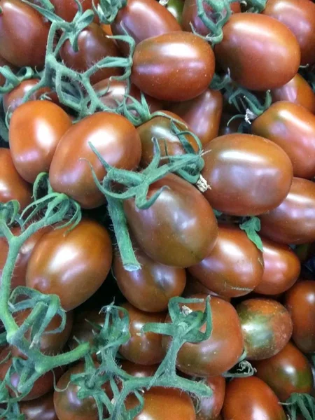 Tomates Champiñones Verduras Pimienta — Foto de Stock