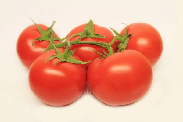 Röda Tomater Bakgrund Tomatgrupp — Stockfoto