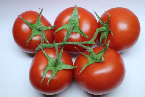 Fondo Tomates Rojos Grupo Tomates —  Fotos de Stock