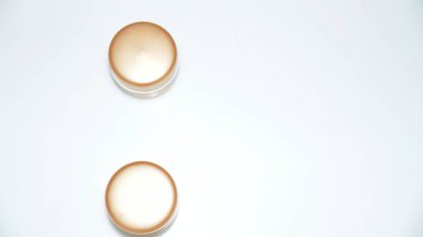 Ambalaj plastik kapak. Plastik kavanoz kozmetikler için en iyi görünümü