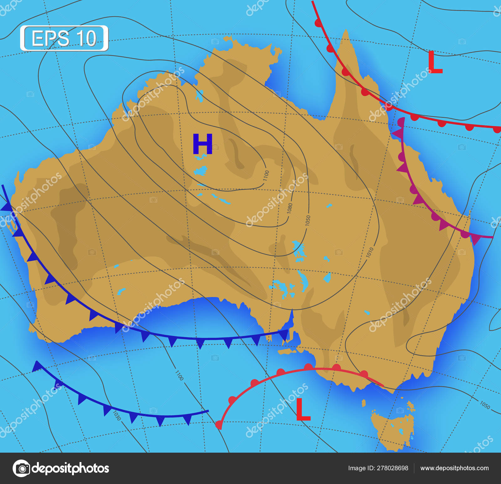 Weather Synoptic Chart Australia