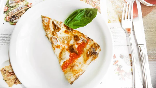 Pizza Comida Sabrosa Comer — Foto de Stock