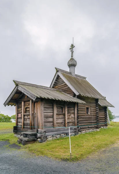 Miejsce Historyczne Pochodzący Xvii Wieku Wyspie Kizhi Rosja Kościół Zmartwychwstania — Zdjęcie stockowe