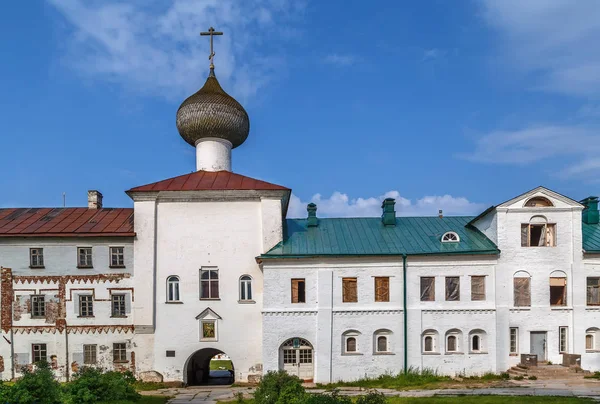 Monastère Solovetsky Est Monastère Fortifié Situé Sur Les Îles Solovetsky — Photo