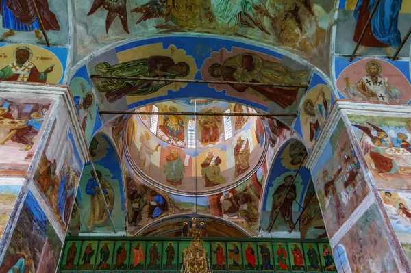 Monastero Alexander Svirsky Monastero Ortodosso Della Regione Leningrado Russia Interno — Foto Stock