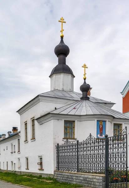 Egyház Theotokos Ikon Szűzanya Ének Island Oroszország — Stock Fotó