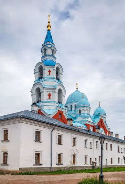 Catedral Transfiguración Del Salvador Isla Valaam Karelia Rusia — Foto de Stock