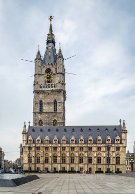 91 metre boyunda belfry Ghent, Belçika'daki en yüksek çan kulesi olduğunu