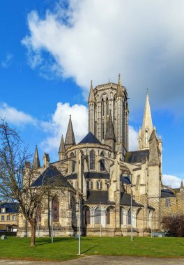 1210 şehir, Coutances içinde Normandy, Fransa için 1274 inşa bir Gotik Roman Katolik Katedrali Coutances Katedral olduğunu