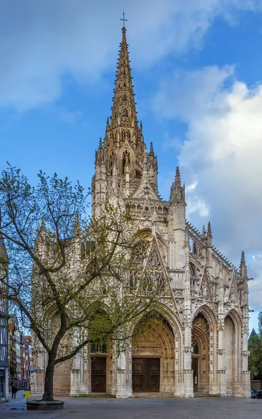 Saint Maclou Templom Egy Római Katolikus Templom Rouen Franciaország Amely — Stock Fotó