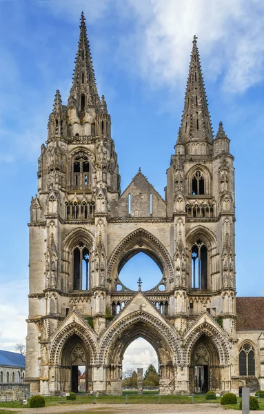Abbey Jean Des Vignes Augustinerinnen Canons Soissons Fransa Içinde Yer — Stok fotoğraf