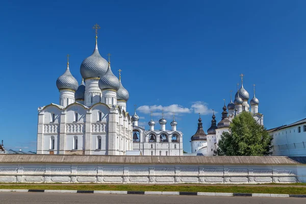 Καθεδρικός Ναός Της Κοίμησης Της Θεοτόκου Στο Κρεμλίνο Ρωσία — Φωτογραφία Αρχείου