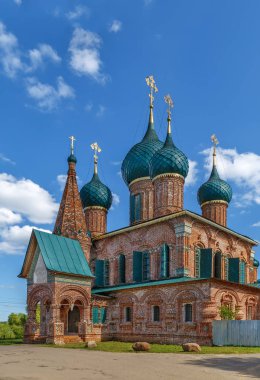 Rusya 'nın Yaroslavl kentindeki Korovniki tapınağında Aziz John Chrysostom Kilisesi