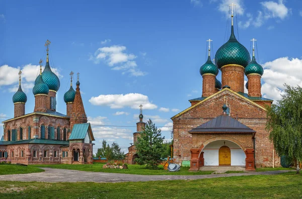 Άποψη Του Συνόλου Ναός Στο Κοροβνίκι Yaroslavl Ρωσία — Φωτογραφία Αρχείου