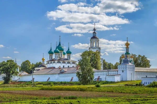 Panorama Del Monasterio Tolga Sobre Yaroslavl Rusia — Foto de Stock