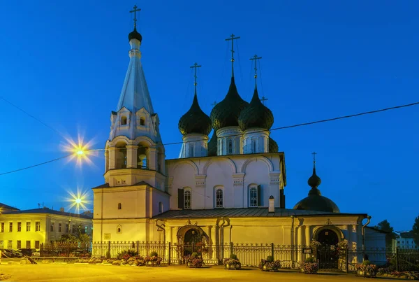 Iglesia Transfiguración Jesús Tarde Yaroslavl Rusia —  Fotos de Stock