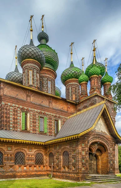 Εκκλησία Του Αγίου Ιωάννη Του Βαπτιστή Στο Yaroslavl Ρωσία — Φωτογραφία Αρχείου