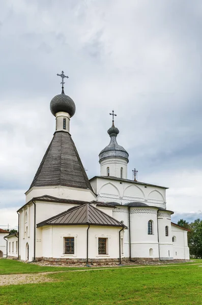 Complesso Chiese Nel Monastero Ferapontov Russia Vista Apsi — Foto Stock