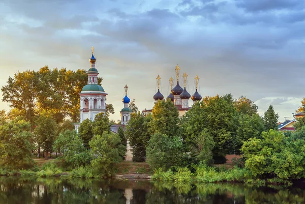 Kerk Van Veronderstelling Van Heilige Maagd Maria Vologda Rivier Vologda — Stockfoto