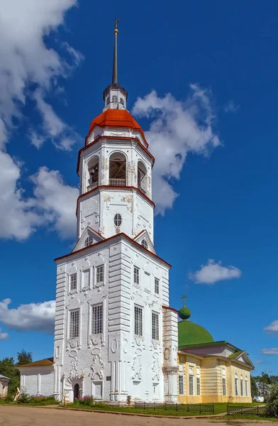 Bjälltorn Kyrkan Antagandet Totma Ryssland — Stockfoto