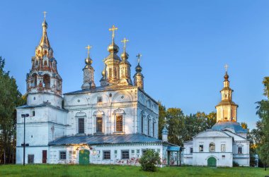 Başkalaşım kilise ve sunum kilisede Veliky Ustyug, Rusya tanıtımı