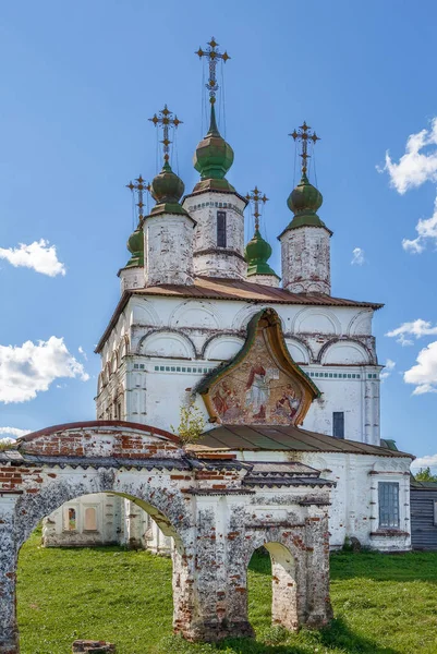 Iglesia Demetrio Tesalónica Dymkovo Sloboda Veliky Ustyug Rusia —  Fotos de Stock