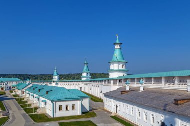 İç yapıları ve duvarları yeni Kudüs Manastırı, Rusya