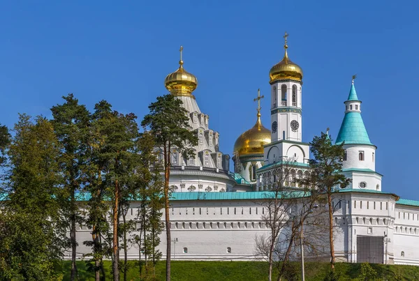 Visa Nya Jerusalem Kloster Bakom Väggarna Ryssland — Stockfoto