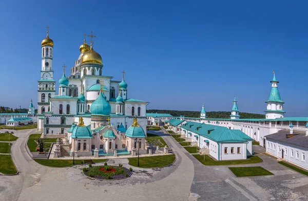 Inre Territorium Och Katedralen Uppståndelsen Nya Jerusalem Kloster Ryssland — Stockfoto