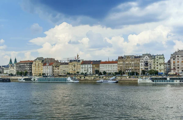 Damm Der Donau Schädling Budapest Ungarn — Stockfoto