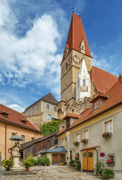 Igreja Paroquial Weissenkirchen Der Wachau Áustria — Fotografia de Stock